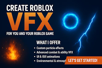 create roblox vfx for you and your roblox game