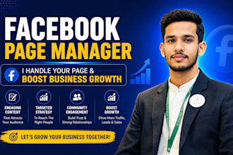 handle your facebook page and boost your business growth