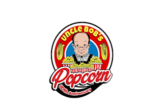 create high quality and beautiful popcorn logo design
