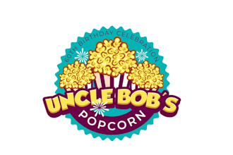 create attractive and imagination popcorn logo design