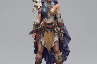 make fancy fantasy character art