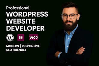 create and design a professional wordpress website with SEO and tracking setup