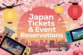 assist you in booking ghibli and nintendo museum tickets and events in japan
