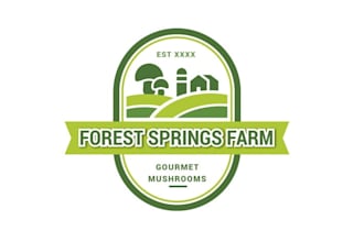 design high resolution generic logo for forest springs farm