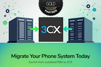 migrate your old pbx to 3cx with full setup and support