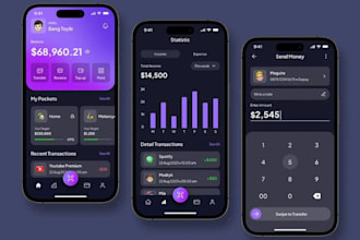 develop fintech app payment app wallet app investment app loan bank app