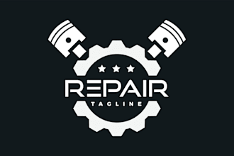 do custom wrenches logo design for automotive and industrial brands