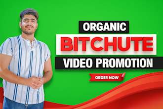 promote your bitchute  video or channel to a real audience