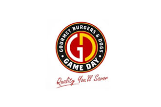 design awesome restaurant game burger logo