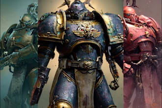 design imperial guard soldiers for warhammer 40k projects