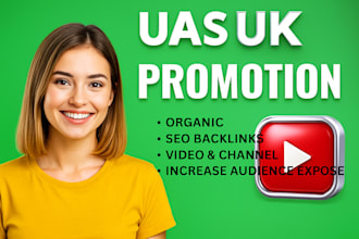 do uas uk youtube promotion and SEO for channel monetization