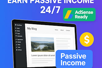 create an adsense friendly professional autoblog website for passive income