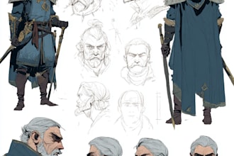 design a concept art character or object