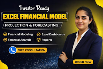 build excel financial models, forecasting, budget, projections, analysis
