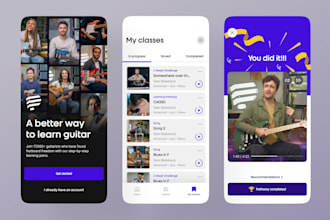 develop meditation app, affirmation app, yoga app both for android and ios