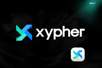 design a modern tech logo for your startup, app, or company