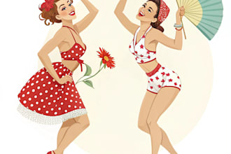 do a pin up girl and pin up girl