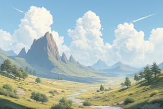 make concept landscape art