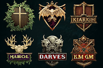 make a awesome rpg fantasy or sci fi logo for you