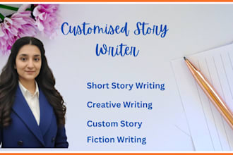 write unique and customized short stories to your ideas