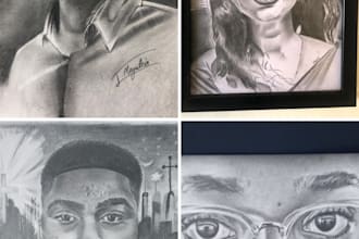 draw realistic pencil drawing