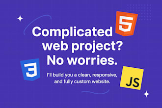 make your project website at custom prices