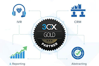 provide professional 3cx contact center setup