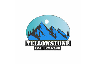 design included surprising rv park logo