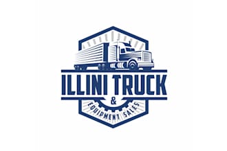design awesome truck and equipment sales logo