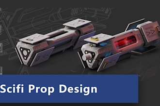 design scifi mechanical prop for games