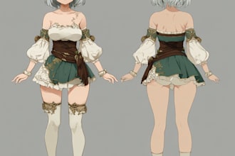 draw anime character an illustration and anime character