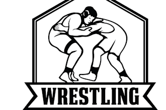 design high quality vintage wrestling logo design