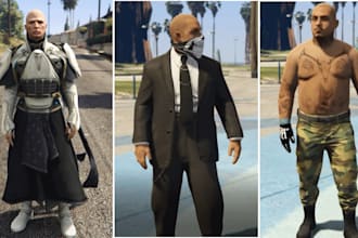 make peds and add custom clothes to gta v fivem characters