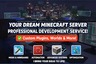 set up and customize your professional minecraft server