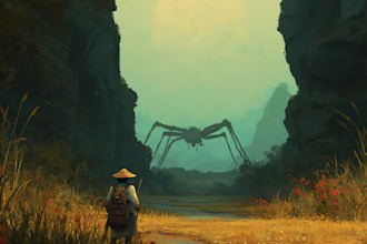 paint concept art, illustration