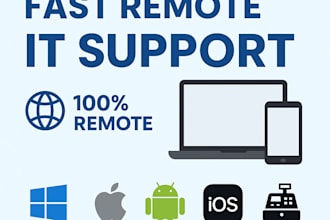 be your remote IT support specialist