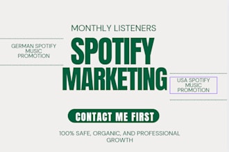 usa, german spotify listeners and music promotion