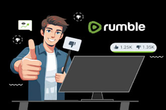 do fast rumble video promotion, rumble promotion boost rumble views, followers
