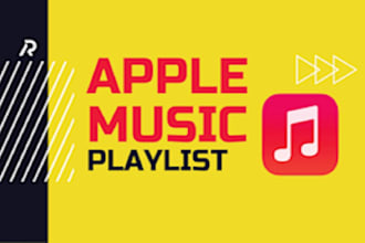 do professional apple music playlist promotion organic stream monthly listener