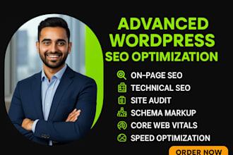 do onpage SEO service and technical optimization of wordpress website