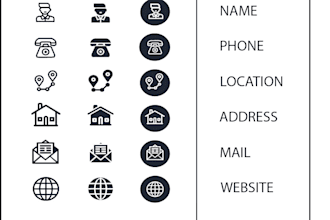 design unique vector icons