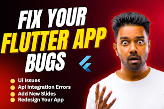 fix bugs in your flutter mobile app