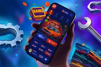 design mobile app UI UX in figma, modern app design, game UI UX