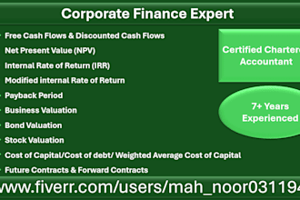 answer corporate finance questions