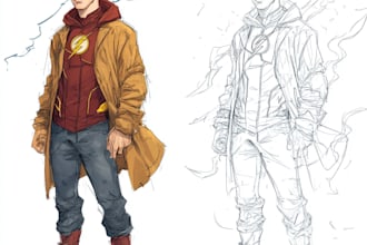 customized you in a superhero famous character