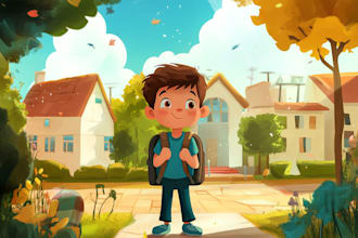 illustrate children book illustration, children book design