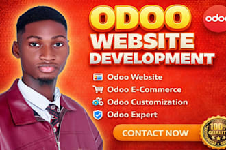 build, customize odoo website, odoo erp, odoo ecommerce, and odoo modules
