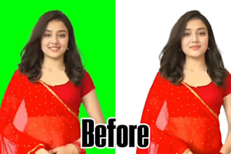 professionally remove green screen and chroma key your video
