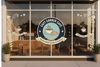 design shop front store front any grapics