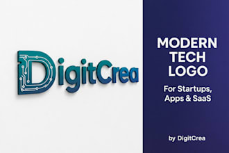 design modern logo for your startup